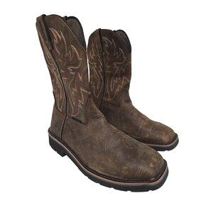 Wolverine Men's Rancher WP Steel Toe Wellington Boots W10702 Brown Size 13M